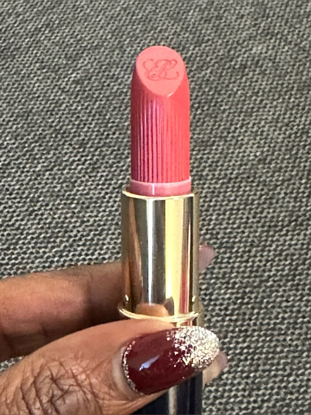 Estée Lauder Pure Color Crème Lipstick 420 Rebellious Rose .12 oz NWOB